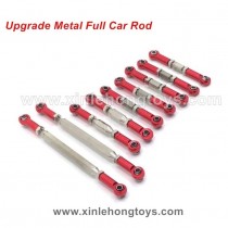 Feiyue FY01/FY02/FY03/FY04/FY05/FY07/FY08 Upgrade Parts-Metal Full Car Rod-Red