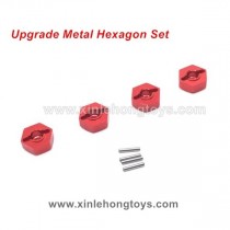 Feiyue FY01/FY02/FY03/FY04/FY05/FY07/FY08 Upgrade Parts Metal Hexagon Set-Red