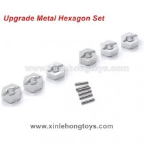 Feiyue Desert-6 FY06 Upgrade Parts Metal Hexagon Set-Silver