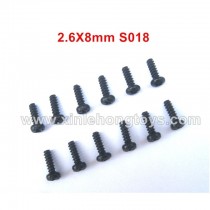 HBX 901 902 903 905 Parts Screw 2.6X8mm S018