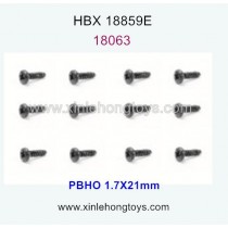 HaiBoXing rc truck 18859E parts Screw 18063 PBHO 1.7X21mm