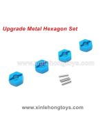 Feiyue FY04/FY05 Upgrade Parts Metal Hexagon Set-Blue