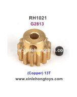 REMO HOBBY 1021 Parts Motor Gear (Copper) 13T G2813