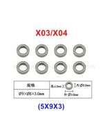 XLF X03 X04 Spare Parts Bearing 5X9X3 XLF-1016