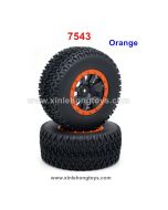 ZD Racing Parts 1/10 DBX 10 Wheels-Orange 7543 For Brushed Version Car