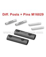 HBX 16890 Parts Diff. Posts+Pins M16029