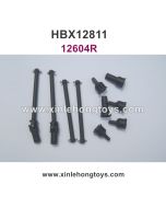 HaiBoXing HBX 12811 12811B SURVIVOR XB Parts Dog Bone Drive Shaft+Dogbone Cups 12604R