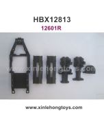 HBX 12813 SURVIVOR MT Parts Gear Box Housing+Upper Deck+Battery Cover 12601R