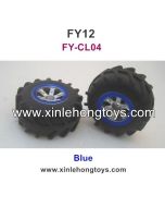 Feiyue FY12 Parts Tires, Wheel FY-CL04 Blue