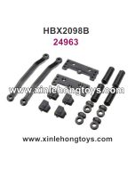 HBX 2098B Parts Servo Mount+Servo Retainer+Steering Rods+Shock Bottom Mount+Shock Bodies 24963