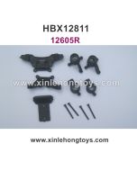 HaiBoXing HBX 12811 12811B SURVIVOR XB Parts Steering Hubs+Shock Towers 12605R