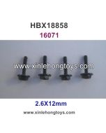 HBX 18858 Parts Wheel Screws (2.6X12mm) 16071
