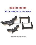 HBX 901 Firebolt Parts Shock Tower, Body Post 90104