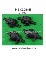 HaiBoXing HBX 2098B Parts Front, Rear Gear Box Housing 24702