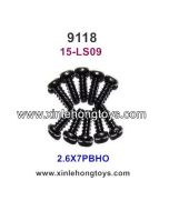 XinleHong Toys 9118 Parts Round Headed Screw 15-LS09 (2.6X7PBHO)