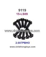 XinleHong Toys 9119 Parts Round Headed Screw 15-LS09 (2.6X7PBHO)