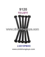 XinleHong Toys 9120 Parts Round Headed Screw 15-LS11 (2.6X15PBHO)