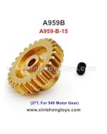 WLtoys A959b Parts Motor Gear A959-B-15