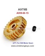 WLtoys A979b Parts Motor Gear A959-B-15