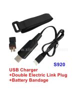 GPToys S920 Judge Parts USB Charger+Double Electric Link Plug+Battery Bandage