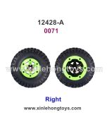 Wltoys 12428A Spare Parts Tire, Wheel 0070