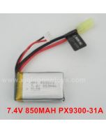 PXtoys 9307E Battery 7.4V 850MAH