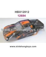 HaiBoXing HBX 12812 Parts Body Shell, Car Shell (Orange) 12684