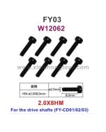 Feiyue FY03h Parts Screws W12062