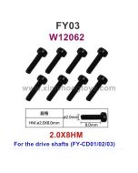 Feiyue FY03h Parts Screws W12062