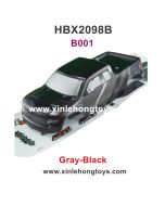 HaiBoXing HBX 2098B Parts Body Shell Gray-Black B001
