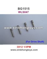 Subotech BG1515 Parts 3X12 Inner Hexagon Screw WLS047