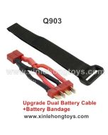 XinleHong Q903 Upgrade Dual Battery Cable+Battery Bandage