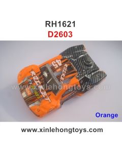 REMO HOBBY 1621 Parts Body Shell D2603 Orange