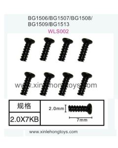 Subotech BG1513 BG1513A BG1513B Parts Countersunk Head Screws WLS002 2.0X7PB