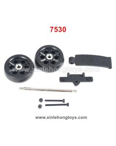 DBX10 ZD Racing Parts Rear Head-Up Wheel Set 7530