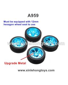 WLtoys A959 Upgrade Metal Wheels, Tire