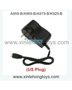 WLtoys K929-B RC Car Charger (US Plug) A949-58