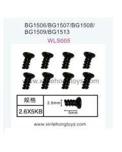 Subotech BG1513 BG1513A BG1513B Parts Countersunk Head Screws WLS005 2.6X5KB