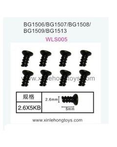 Subotech BG1506 Parts Countersunk Head Screws WLS005 2.6X5KB