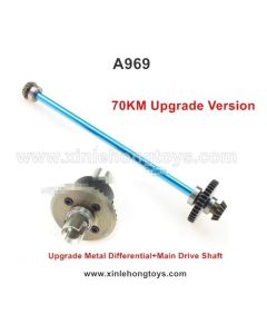 WLtoys A969 Upgrade Metal Differential+Main Drive Shaft