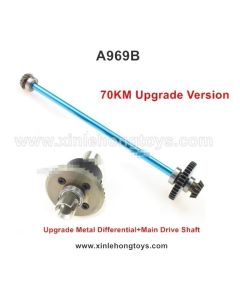 WLtoys A969b Upgrade Metal Differential+Main Drive Shaft