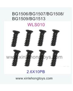 Subotech BG1513 BG1513A BG1513B Parts Flat Head Screw WLS010 2.6X10PB