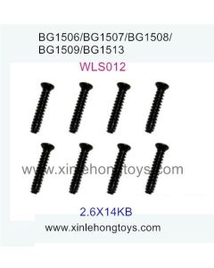 Subotech BG1506 Parts Countersunk Head Screws WLS012 2.6X14KB