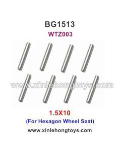 Subotech BG1513 BG1513A BG1513B Parts Iron Rod, Optical Shaft WTZ003 1.5X10 (For Hexagon Wheel Seat)