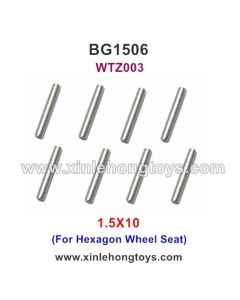 Subotech BG1506 Parts Iron Rod, Optical Shaft WTZ003 1.5X10 (For Hexagon Wheel Seat)