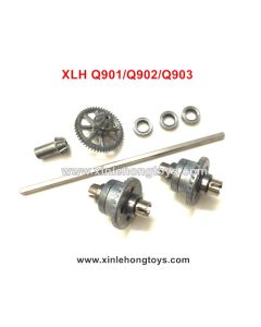 Xinlehong XLH Q901 Q902 Q903 Parts Differential+Main Drive Shaft Kit 901-QZJ04+901-QZJ05