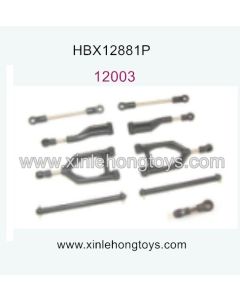 HaiBoXing HBX 12881P parts Front/Rear Upper Arms+Steering Links+Servo Links+Drive Shafts 12003