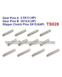 HBX T6 Parts Gear Pins+Slipper Clutch Pins TS028