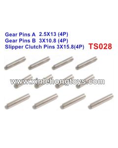 HBX T6 Parts Gear Pins+Slipper Clutch Pins TS028