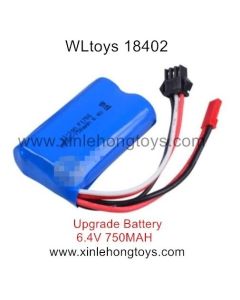 WLtoys 18402 Parts Upgrade Battery 6.4V 750mAh